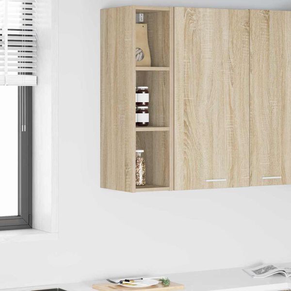 vidaXL Hanging Cabinet Sonoma Oak 20 x 29.5 x 80 cm Engineered Wood