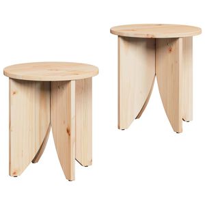 vidaXL Coffee Table 2 pcs Natural