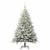 vidaXL Artificial Pre-lit Christmas Tree with Ball Set Green 150 cm