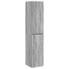 vidaXL Wall-mounted Bathroom Cabinet Grey Sonoma 33 x 34.5 x 160 cm