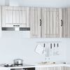 vidaXL Kitchen Wall Cabinet Lucca Grey Sonoma Engineered Wood