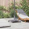 vidaXL Parasol Base Dark Grey Wood Look 45 x 45 x 31.5 cm