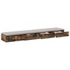 vidaXL Bed Drawers Smoked Oak 180 x 36.5 x 16.5 cm Engineered Wood