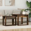 vidaXL Coffee Table Set 2 pcs Smoked Oak Engineered Wood