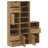 vidaXL Side Cabinets 5 pcs ODDA 40x24x79 cm Solid Wood Pine