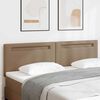 vidaXL LED Headboard Cappuccino 180 cm Faux Leather