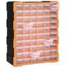 vidaXL Multi-drawer Organiser with 60 Drawers 38x16x47.5 cm