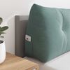 vidaXL Back Pillow Sea Green 180 x 24 x 50 cm Velvet