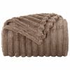 vidaXL Throw Blanket Camel 240 x 220 cm Fleece