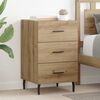 vidaXL Bedside Cabinet Artisan Oak 40 x 40 x 66 cm Engineered Wood