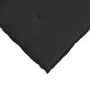 vidaXL Back Pillow Black 120 x 50 cm Microfibre Fabric