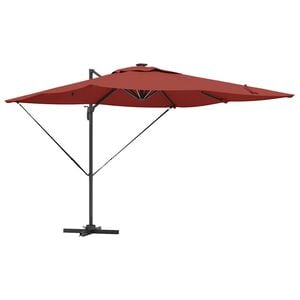 vidaXL Umbrella Terracotta 286 x 284 x 270 cm Aluminium and Polyester