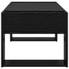 vidaXL Coffee Table Black Oak 110 x 50 x 41 cm Engineered Wood