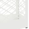vidaXL Umbrella Stand with Storage White 28 x 12 x 41 cm Steel