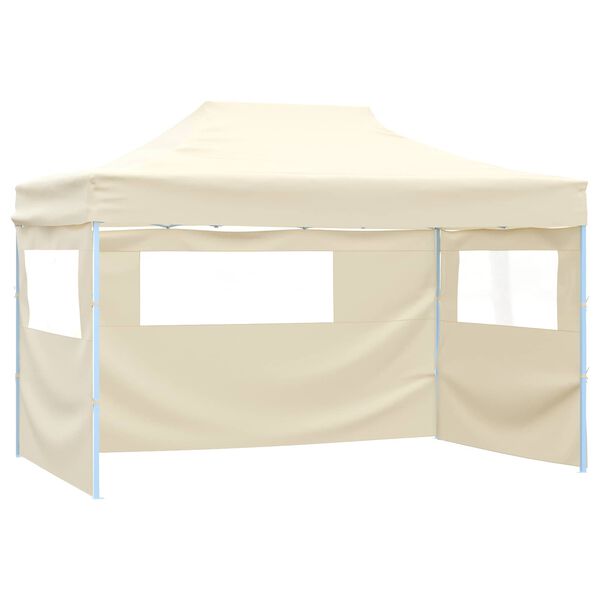vidaXL Party Tent Folding Cream 280 x410 x 315 cm Oxford Fabric