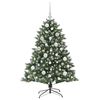 vidaXL Artificial Christmas Tree with 150 LEDs with Stand Green 120 cm