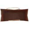 vidaXL Paper Bags 250 pcs with Handles Brown 26x12x35 cm