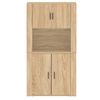 vidaXL Highboard Sonoma Oak Engineered Wood