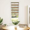 vidaXL Zebra Blind Sand Brown 40x100 cm Fabric Width 35.9 cm Polyester