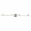 vidaXL Ceiling Spotlight with Spotlights Nickel 70 x 9 x 12.5 cm Steel