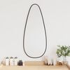 vidaXL Wall Mirror Black 70x30 cm
