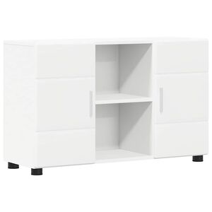 vidaXL Sideboard FLORIN White 88.5 x 30.5 x 55.5 cm Engineered Wood