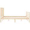 vidaXL Bed Frame without Mattress 140x190 cm Solid Wood Pine