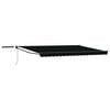 vidaXL Electric Retractable Awning Black and Anthracite 4 x 3 m