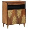 vidaXL Sideboard Brown 60 x 33 x 75 cm Solid Mango Wood