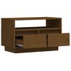 vidaXL TV Cabinet Honey Brown 60x35x37 cm Solid Wood Pine