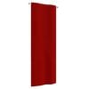 vidaXL Balcony Screen Red 80x240 cm Oxford Fabric
