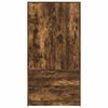 vidaXL Cabinet with Door Smoked Oak 79.5 x 49 x 156 cm Engineered Wood