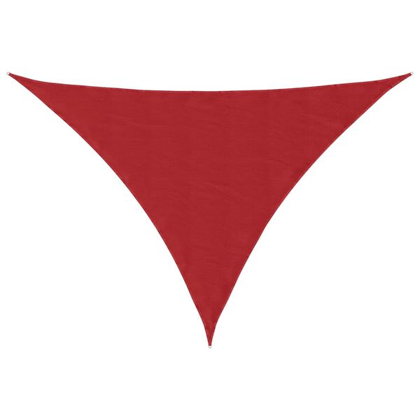 vidaXL Sun Shade Sail Red 7x5x5 m 100% Polyester Oxford