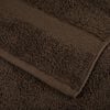 vidaXL Premium Guest Towels "SOLUND" 4 pcs Brown 30x50 cm 600 gsm