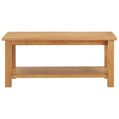 vidaXL Coffee Table 110x55x40 cm Solid Oak Wood
