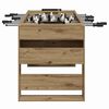 vidaXL Foosball Table Artisan Oak 146.5 x 74 x 85 cm Engineered Wood