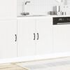 vidaXL Sink Base Cabinet Lucca White Engineered Wood