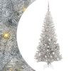 vidaXL Christmas Tree with 300 LEDs with Stand Silver 180 cm PET