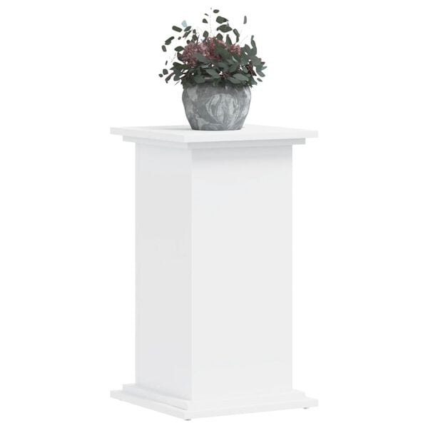 vidaXL Plant Stand White 33x33x60 cm Engineered Wood