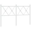 vidaXL Metal Replace Headboard White 137cm