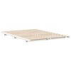 vidaXL Floor Bed Frame White 140 x 220 cm Solid pine wood