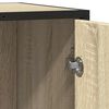 vidaXL Sideboard Sonoma Oak 62x35x76 cm Engineered Wood