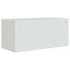 vidaXL File Cabinet Light Grey 90x40x220 cm Steel