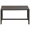 vidaXL Coffee Table Brown 70x40x38 cm Poly Rattan