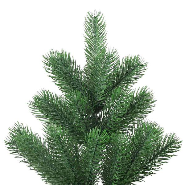 vidaXL Nordmann Fir Artificial Christmas Tree LED&Ball Set Green 120cm