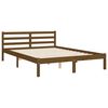 vidaXL Bed Frame without Mattress Honey Brown 140x190 cm Solid Wood