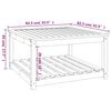 vidaXL Garden Table 82.5x82.5x45 cm Solid Wood Douglas