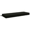 vidaXL Seat Cushion SOEST 100% Polyester Black 120 x 40 x 10 cm