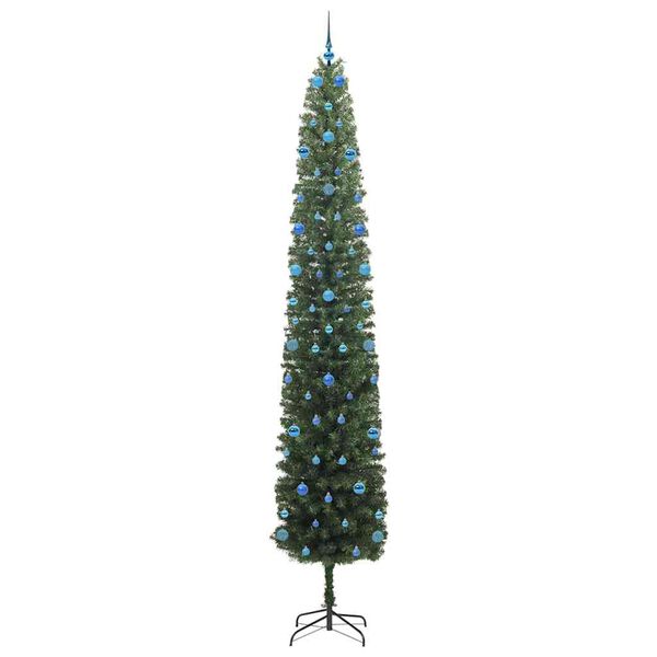 vidaXL Artificial Christmas Tree with 300 LEDs with Stand Green 300 cm