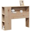 vidaXL Headboard with Storage 90 cm Solid Wood Pine